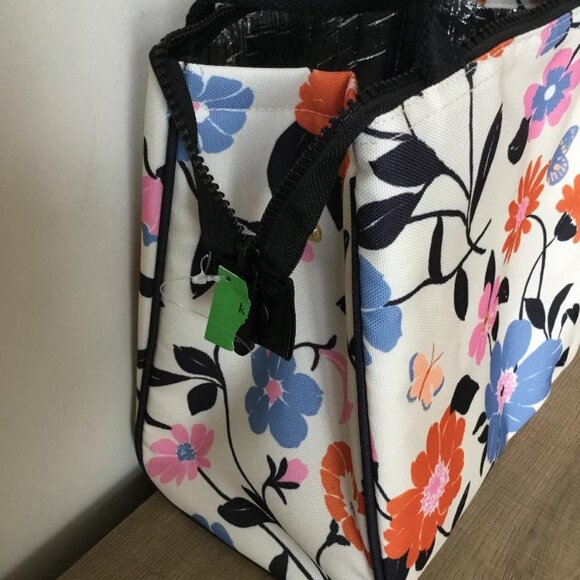 Kate Spade Floral Canvas Tote Bag - Multicolor Nwot - Picture 5 of 8